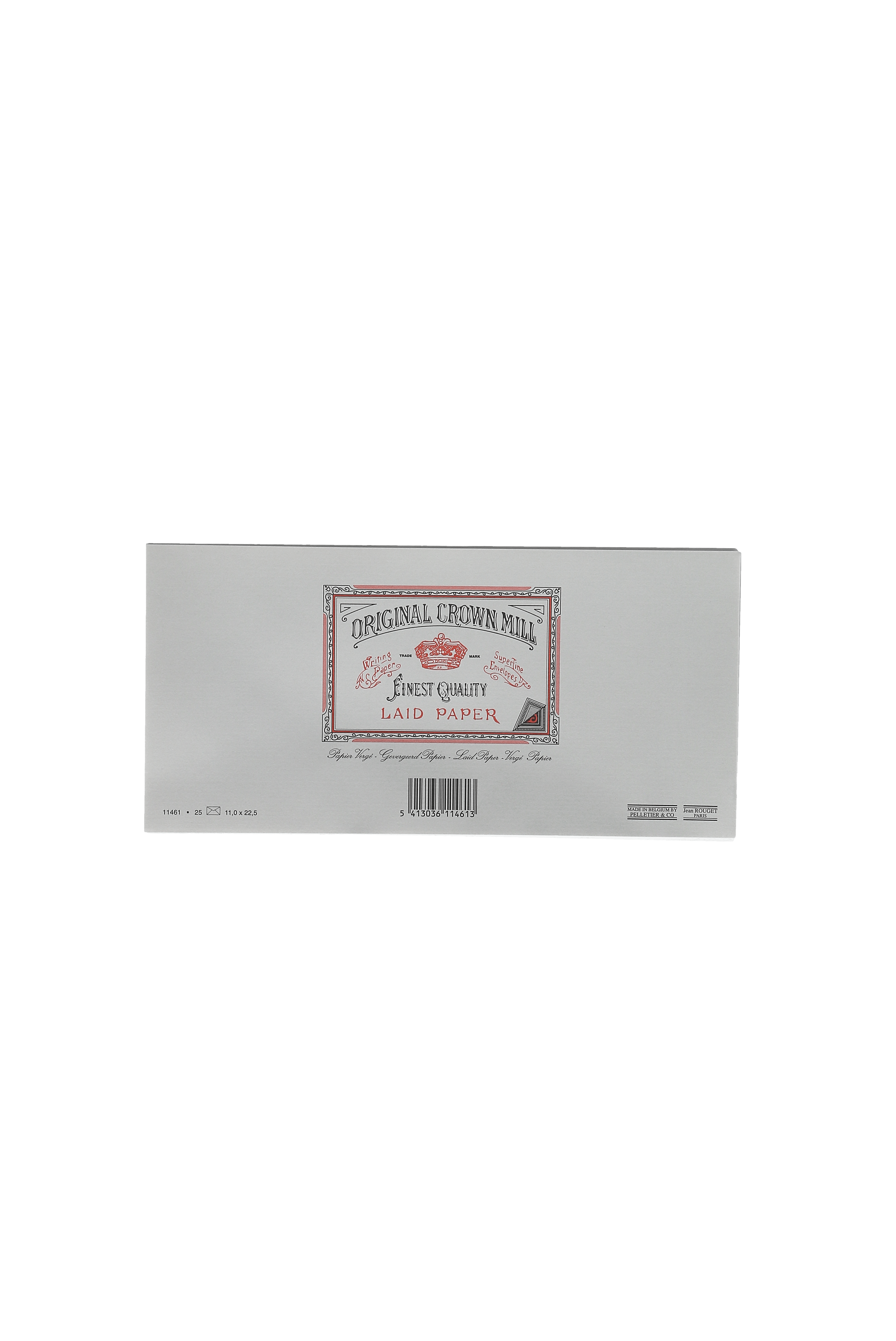 25 enveloppes Vergé format DL - 11 x 22.5 cm - 100 g/m² - Gris - 5413036114613