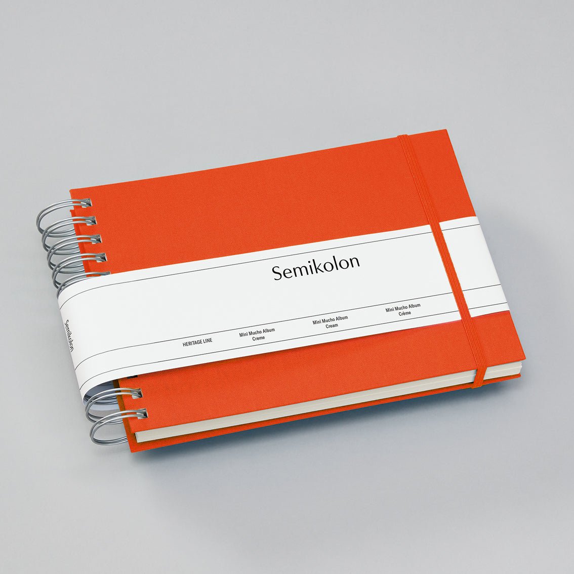Album SEMIKOLON Mini Mucho - 23 x 16 cm - Uni - Orange -