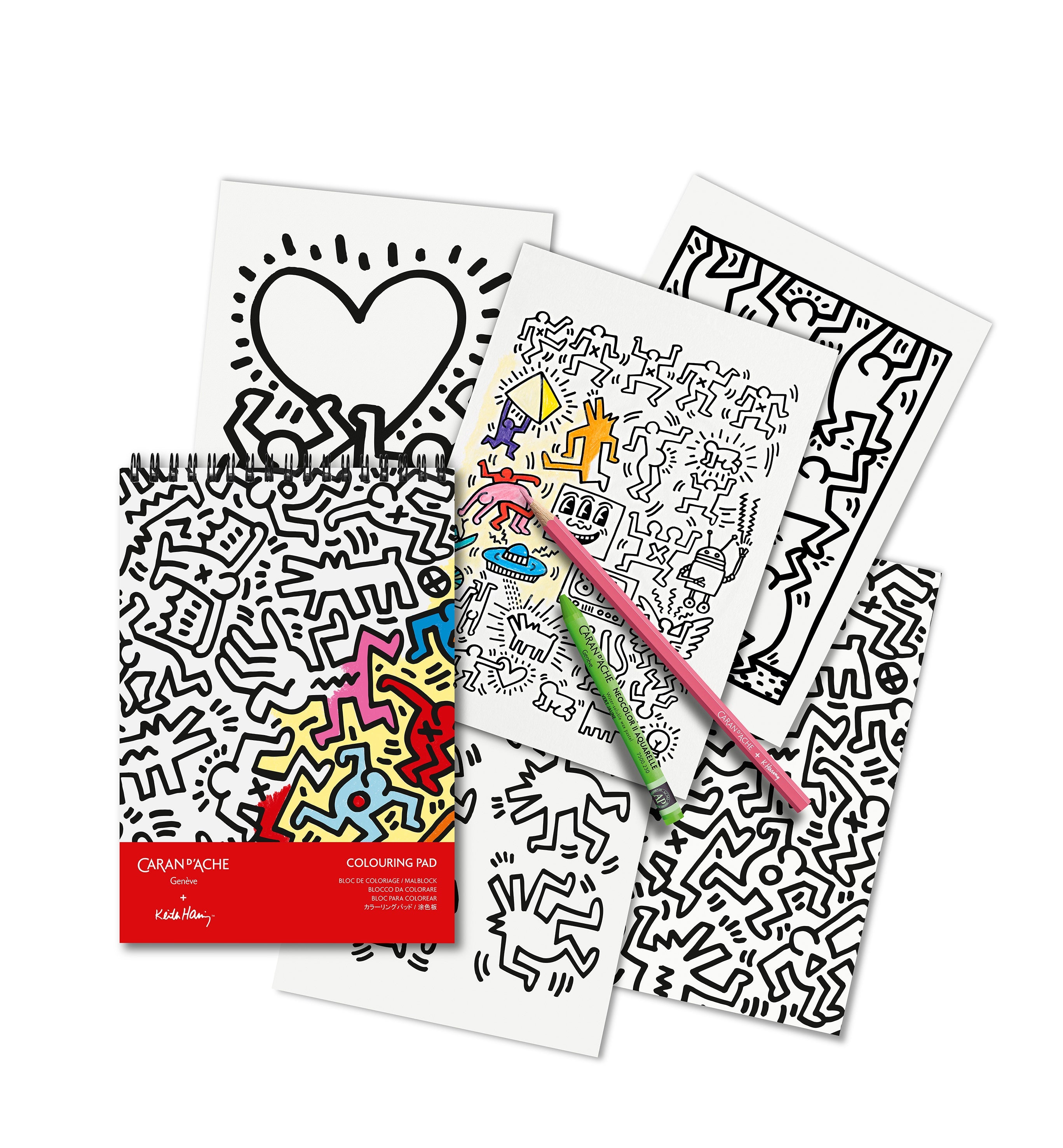 Bloc de coloriage KEITH HARING Édition Spéciale - A5 - Illustré - Illustré - 7630002353786