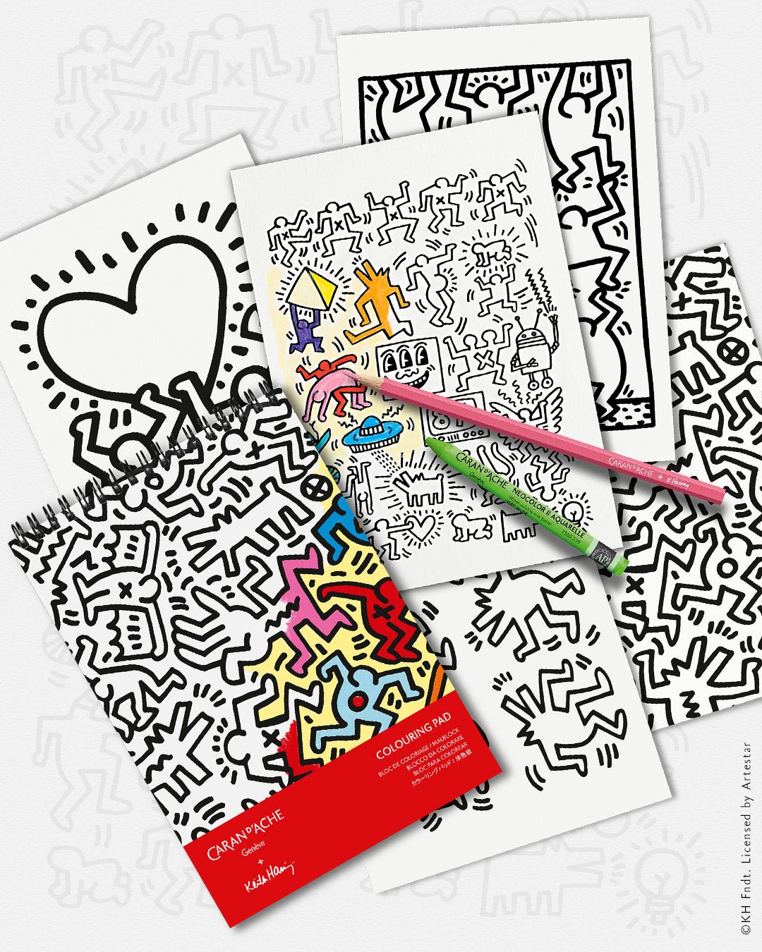 Bloc de coloriage KEITH HARING Édition Spéciale - A5 - Illustré - Illustré - 7630002353786