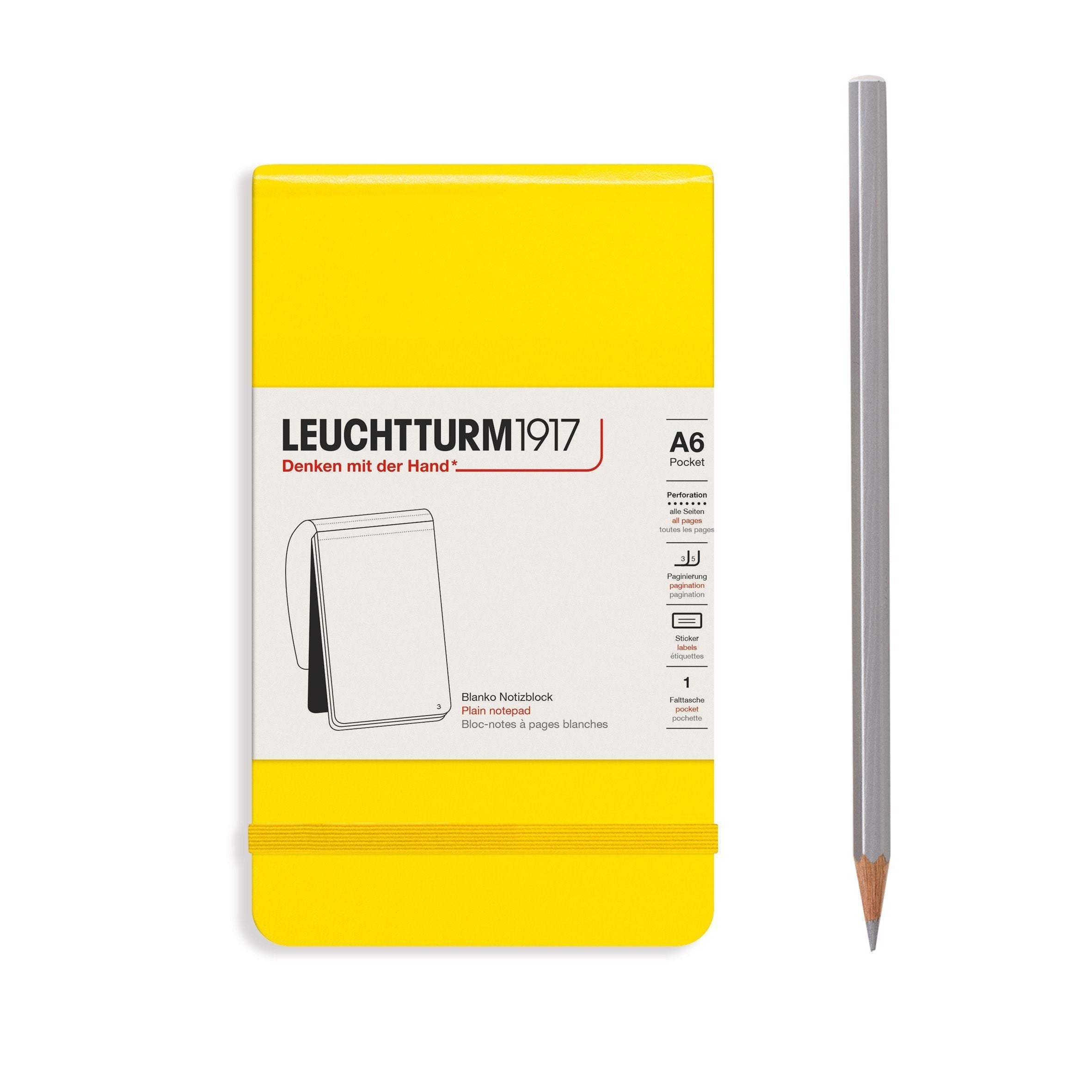 Bloc-notes LEUCHTTURM1917 - A6 - Uni - Lemon - 4004117596803