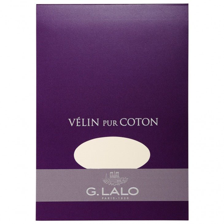 Bloc Vélin Pur Coton - A5 - 125 g/m² - Blanc - 3140290110007