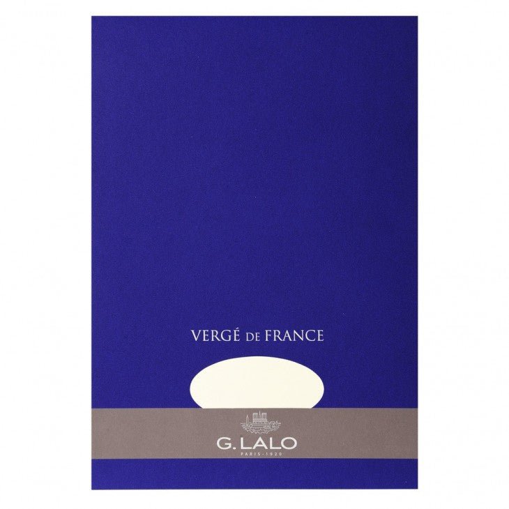 Bloc Vergé de France - A4 - 100 g/m² - Blanc - 3140290127005