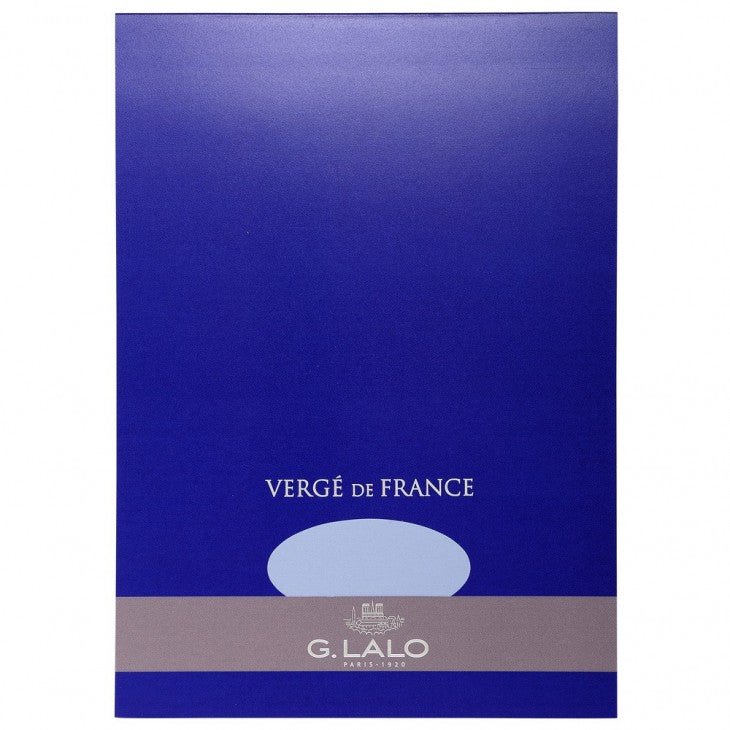 Bloc Vergé de France - A4 - 100 g/m² - Bleu - 3140290127029