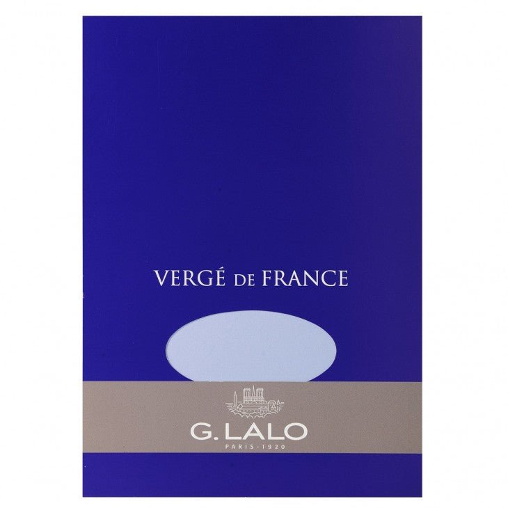 Bloc Vergé de France - A5 - 100 g/m² - Bleu - 3140290114029