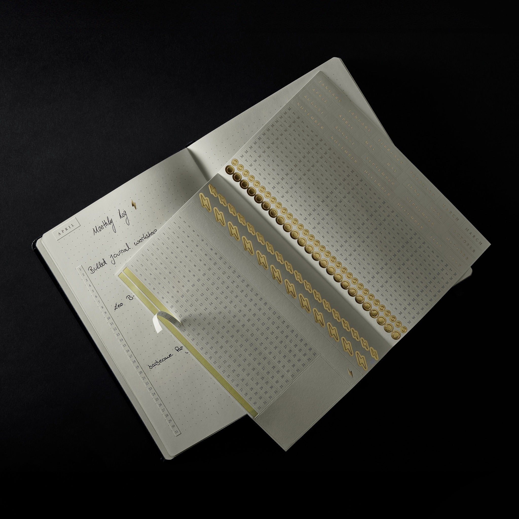 Bullet Journal LEUCHTTURM1917 Stealth Collector’s Set - A5 - Pointillé - Stealth -