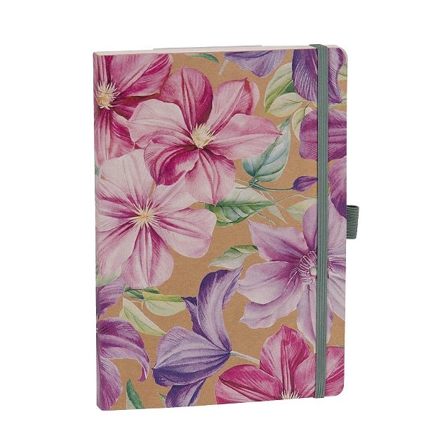 Carnet ARTEBENE Blatt/Kraft/Clematis - A5 - Pointillé - Illustré - 4035461289752