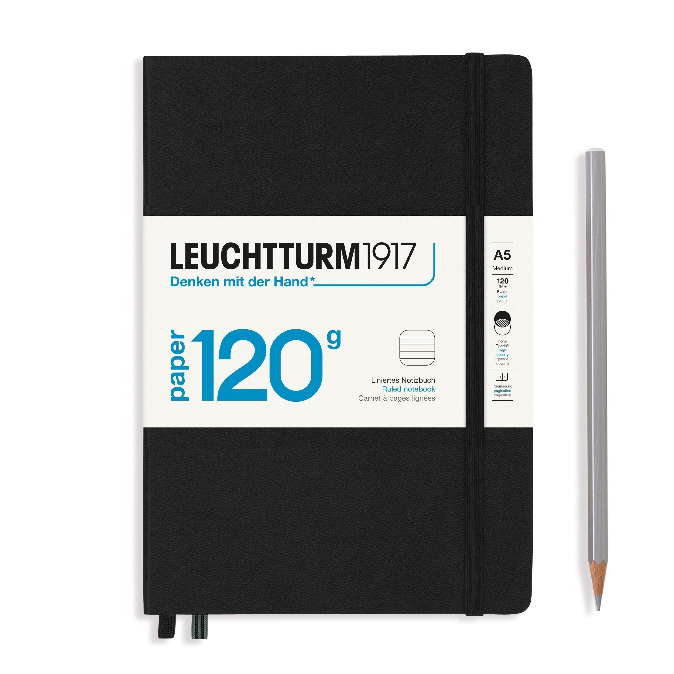 Carnet LEUCHTTURM1917 Edition 120G - A5 - Ligné - Black - 4004117589164