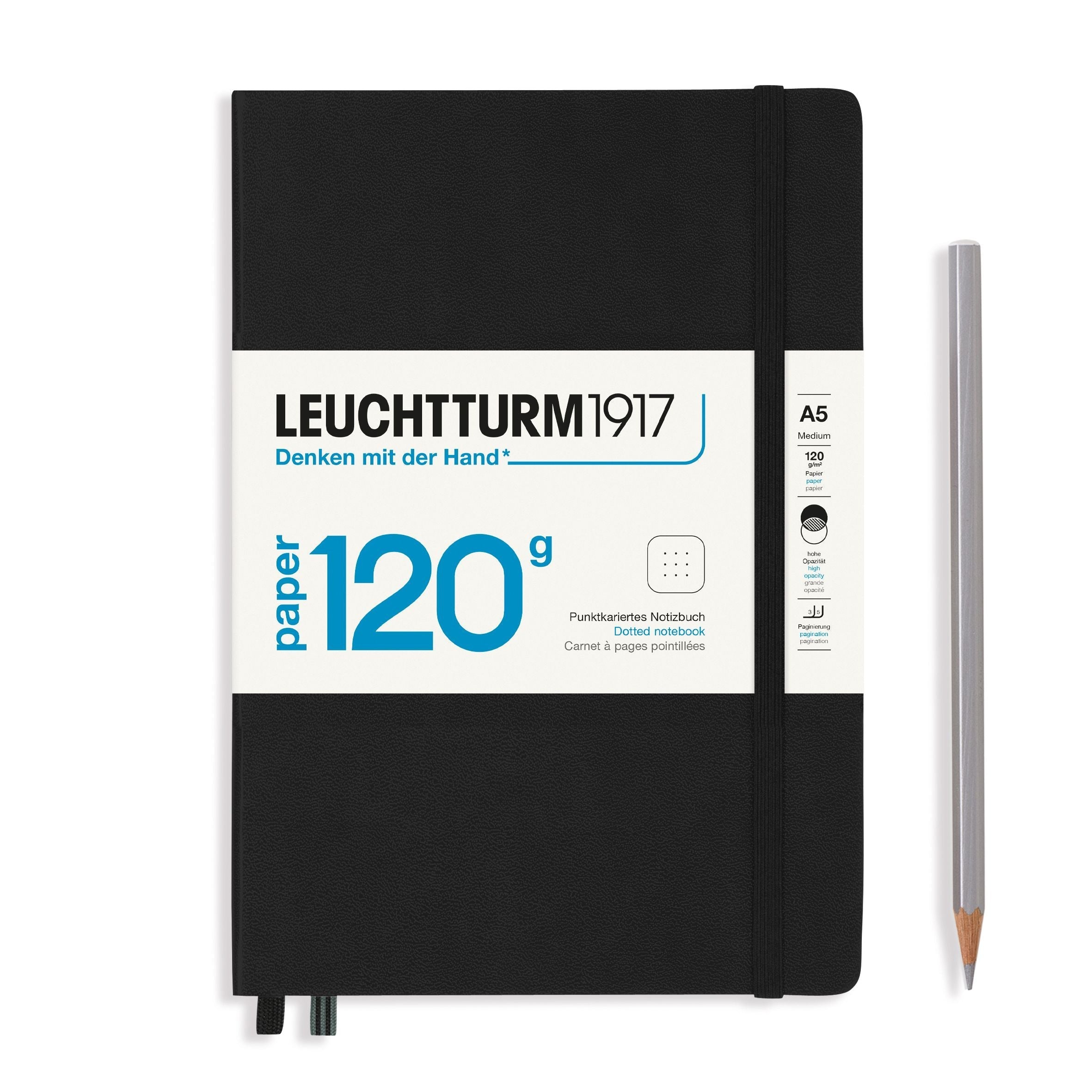 Carnet LEUCHTTURM1917 Edition 120G - A5 - Pointillé - Black - 4004117589157