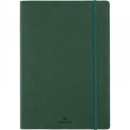 Carnet OBERTHUR Balthazar - A6 - Ligné - Vert -