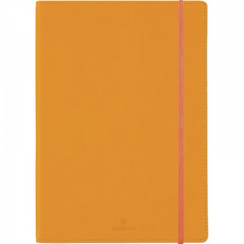 Oberthur Carmen - Carnet de notes souple A5 - pointillés - 200 pages -  anthracite