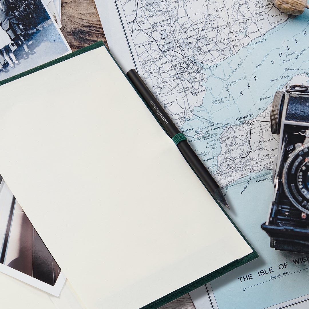 Carnet SEMIKOLON Grand Voyage - A5 - Uni - Azzurro -