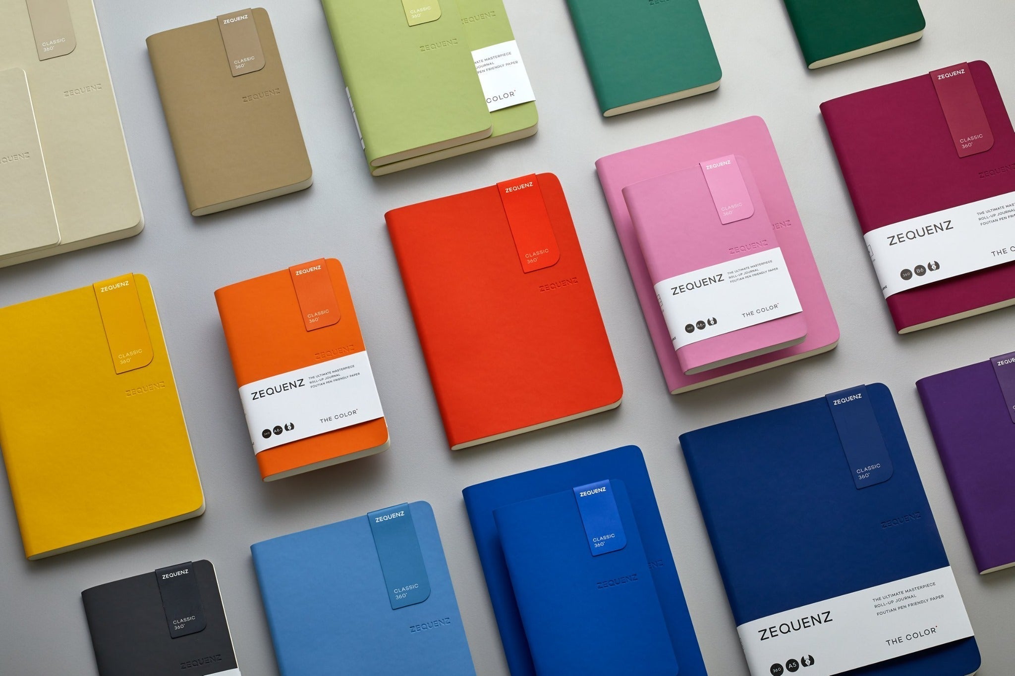 Carnet ZEQUENZ The Color - A6 - Ligné - Mustard - 8859340512733