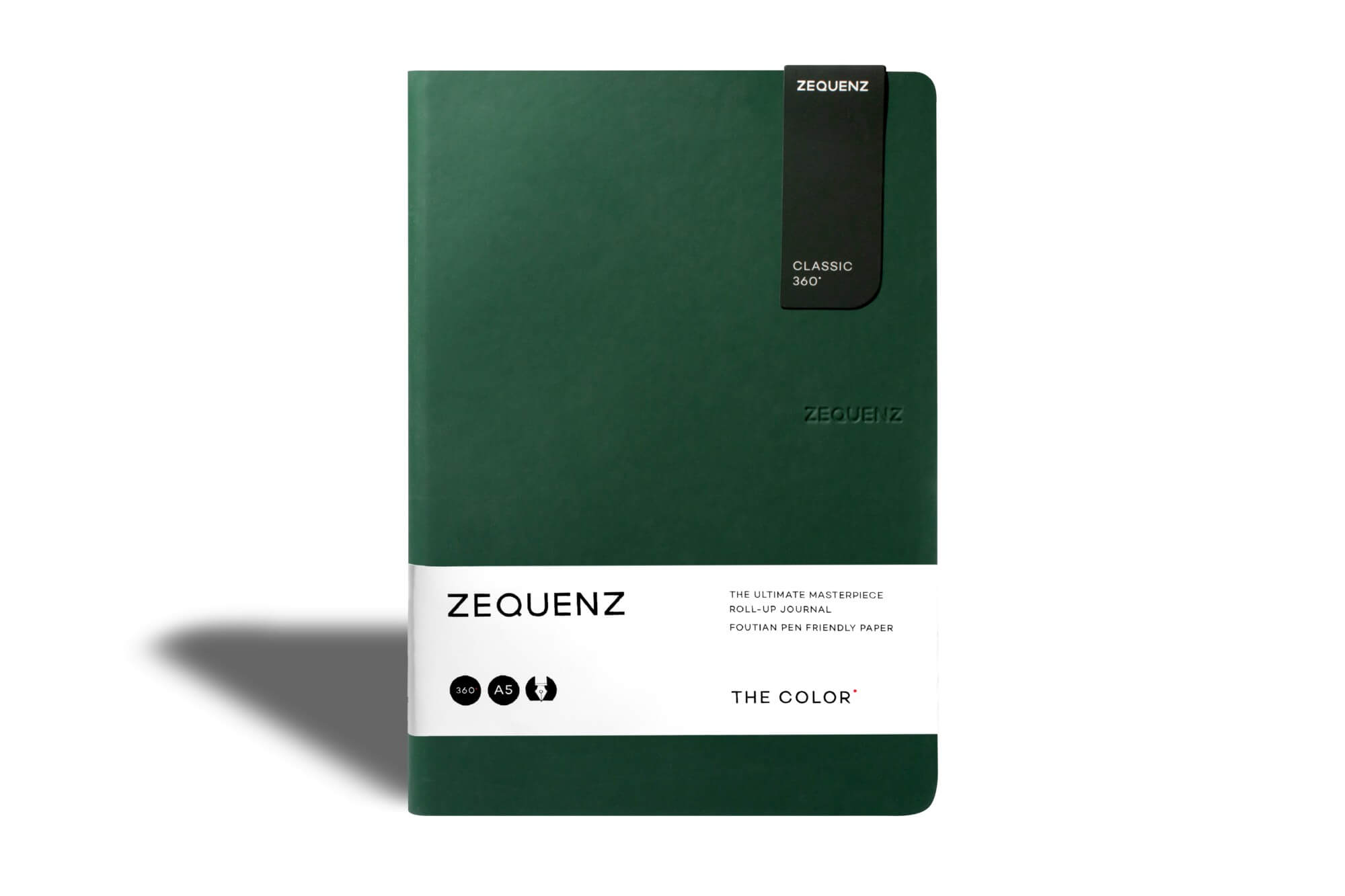 Carnet ZEQUENZ The Color Ligné - A5 - Ligné - Emerald -