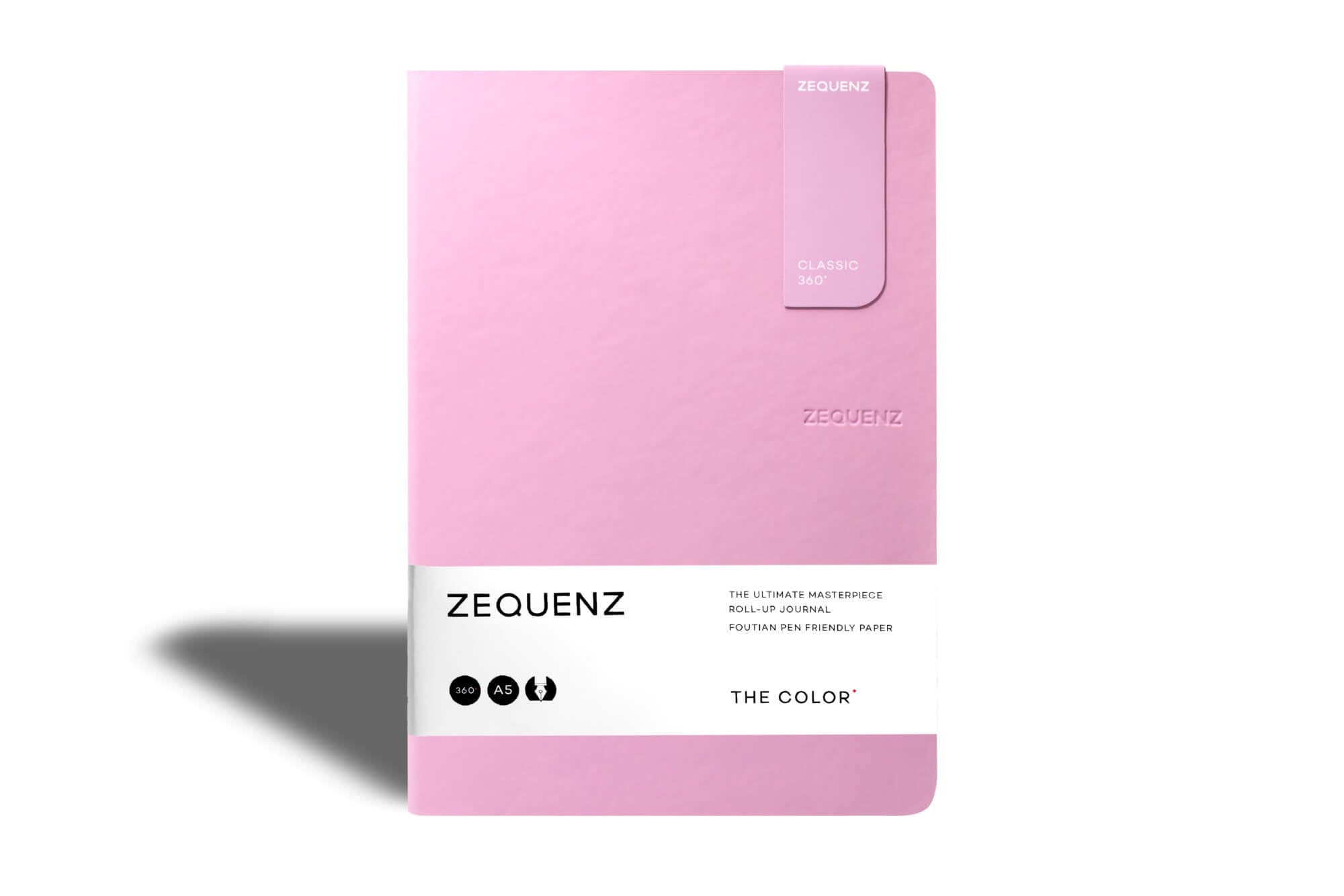 Carnet ZEQUENZ The Color Ligné - A5 - Ligné - Lilac -