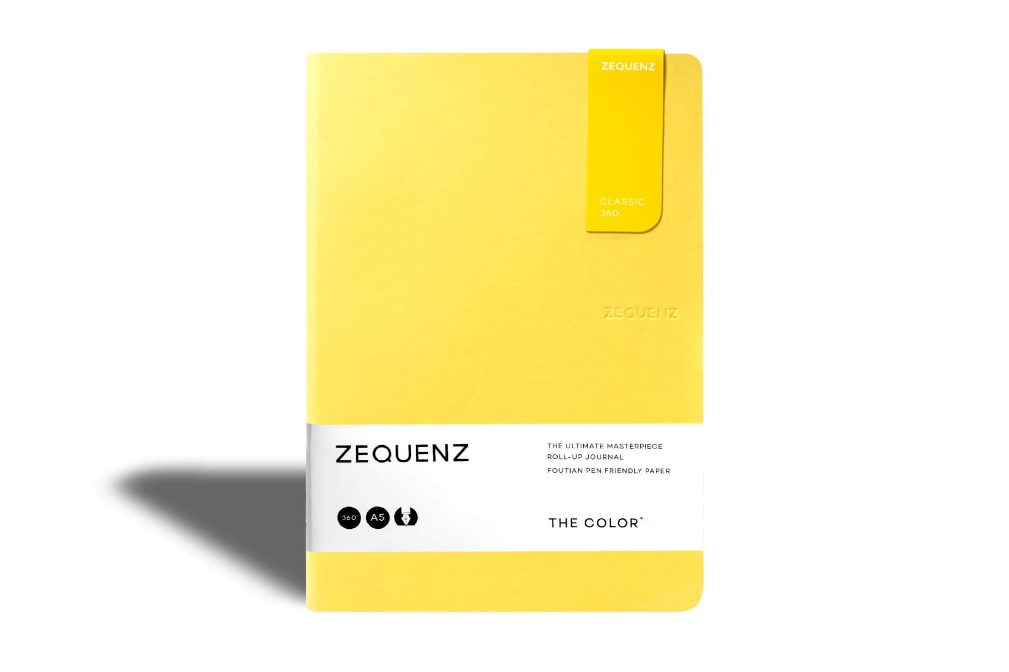 Carnet ZEQUENZ The Color Ligné - A5 - Ligné - Mustard -