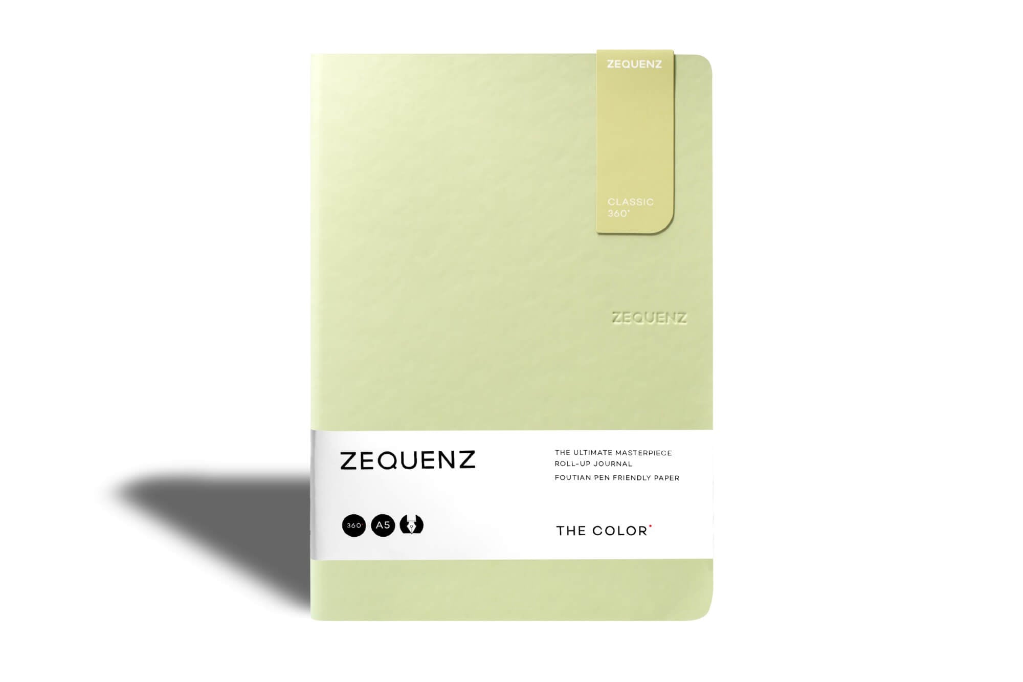 Carnet ZEQUENZ The Color Ligné - A5 - Ligné - Olive -