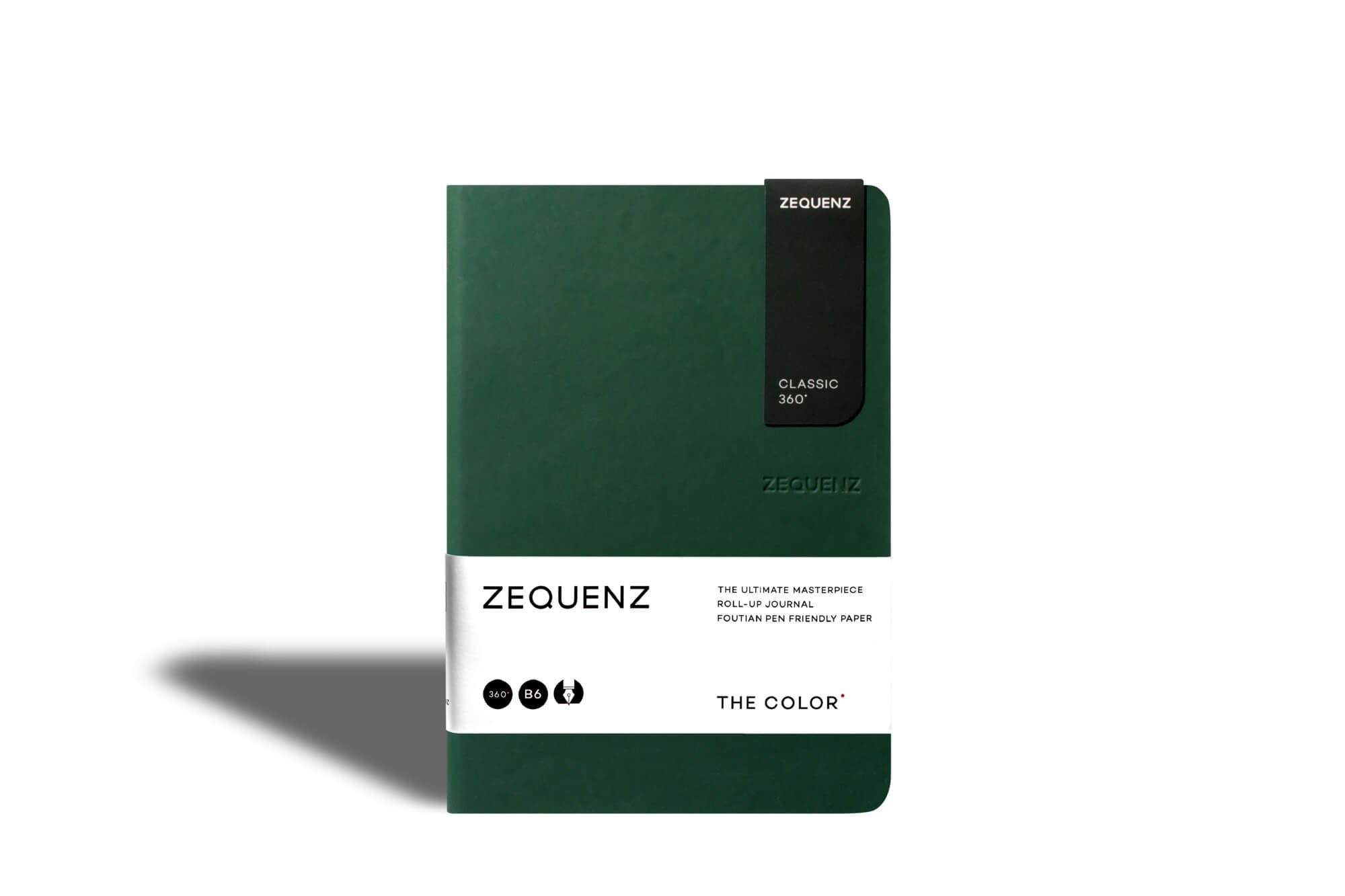 Carnet ZEQUENZ The Color Ligné - B6 - Ligné - Emerald -