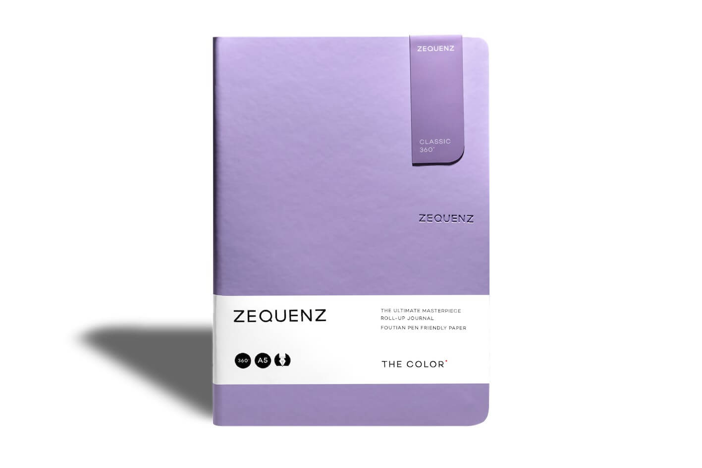 Carnet ZEQUENZ The Color Quadrillé - A5 - Quadrillé - Lavender -