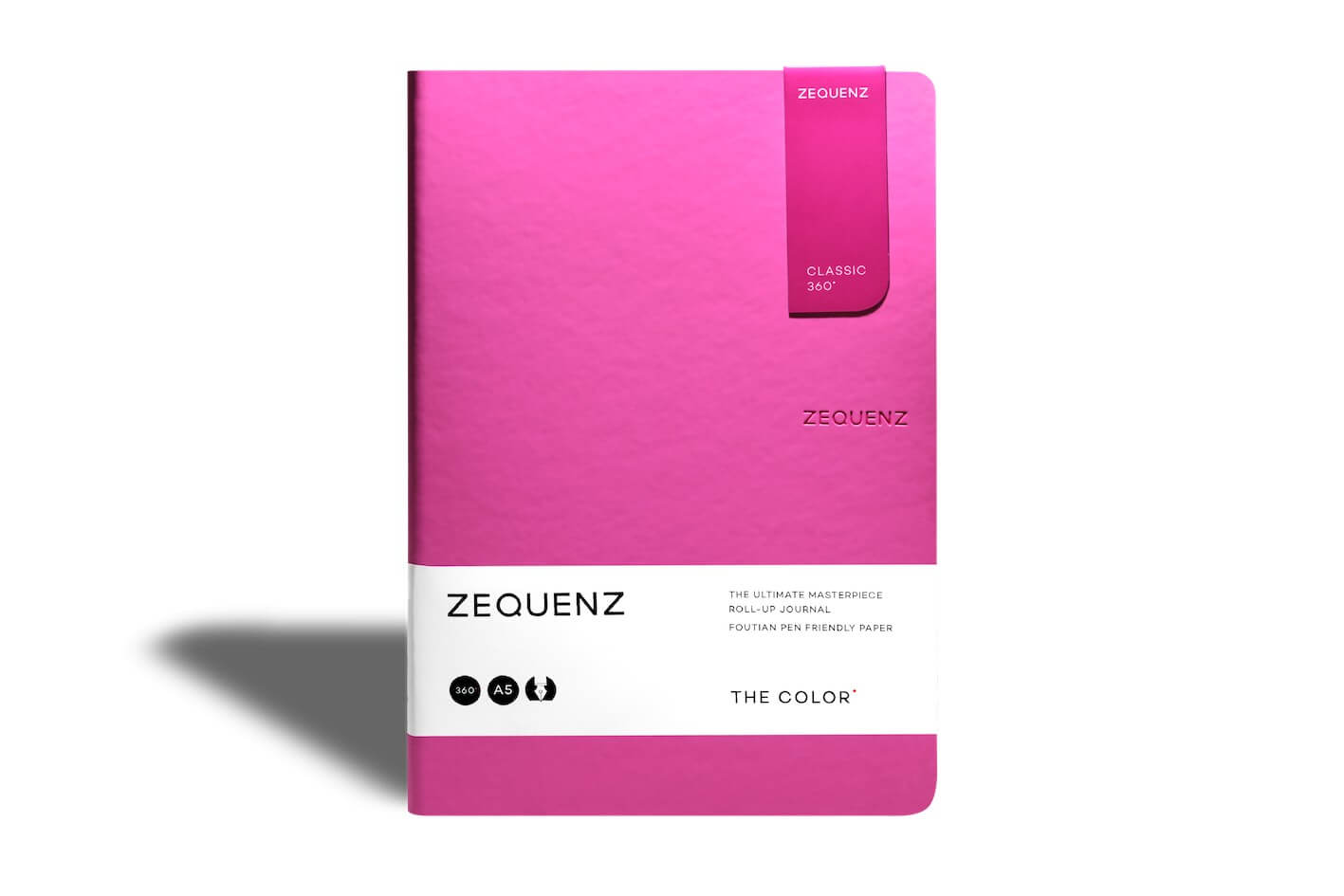 Carnet ZEQUENZ The Color Quadrillé - A5 - Quadrillé - Magenta -