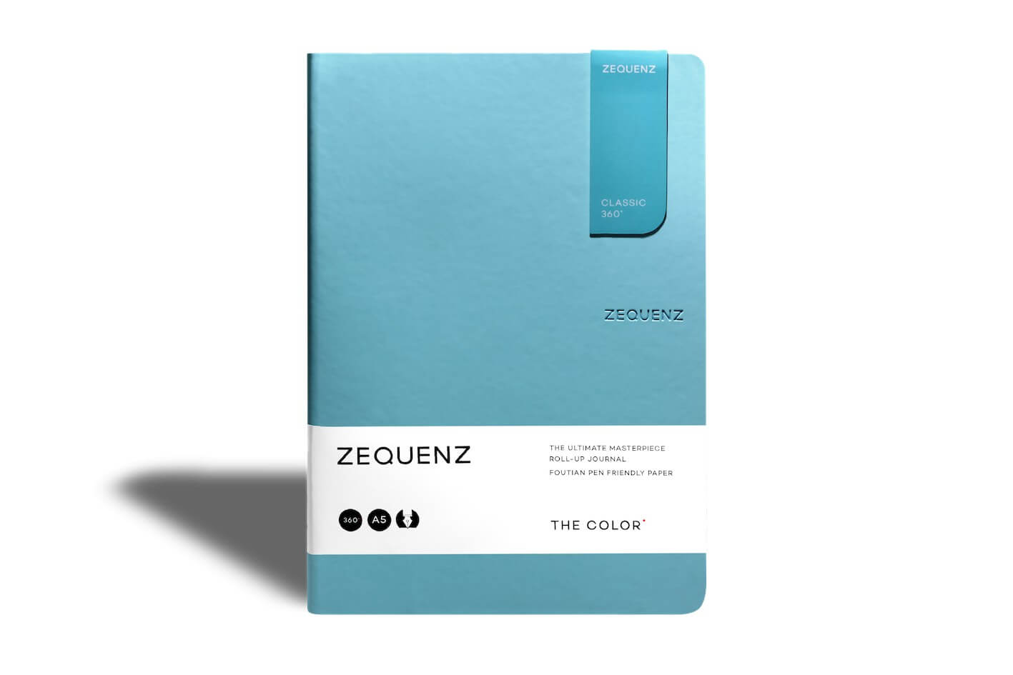 Carnet ZEQUENZ The Color Quadrillé - A5 - Quadrillé - Turquoise -