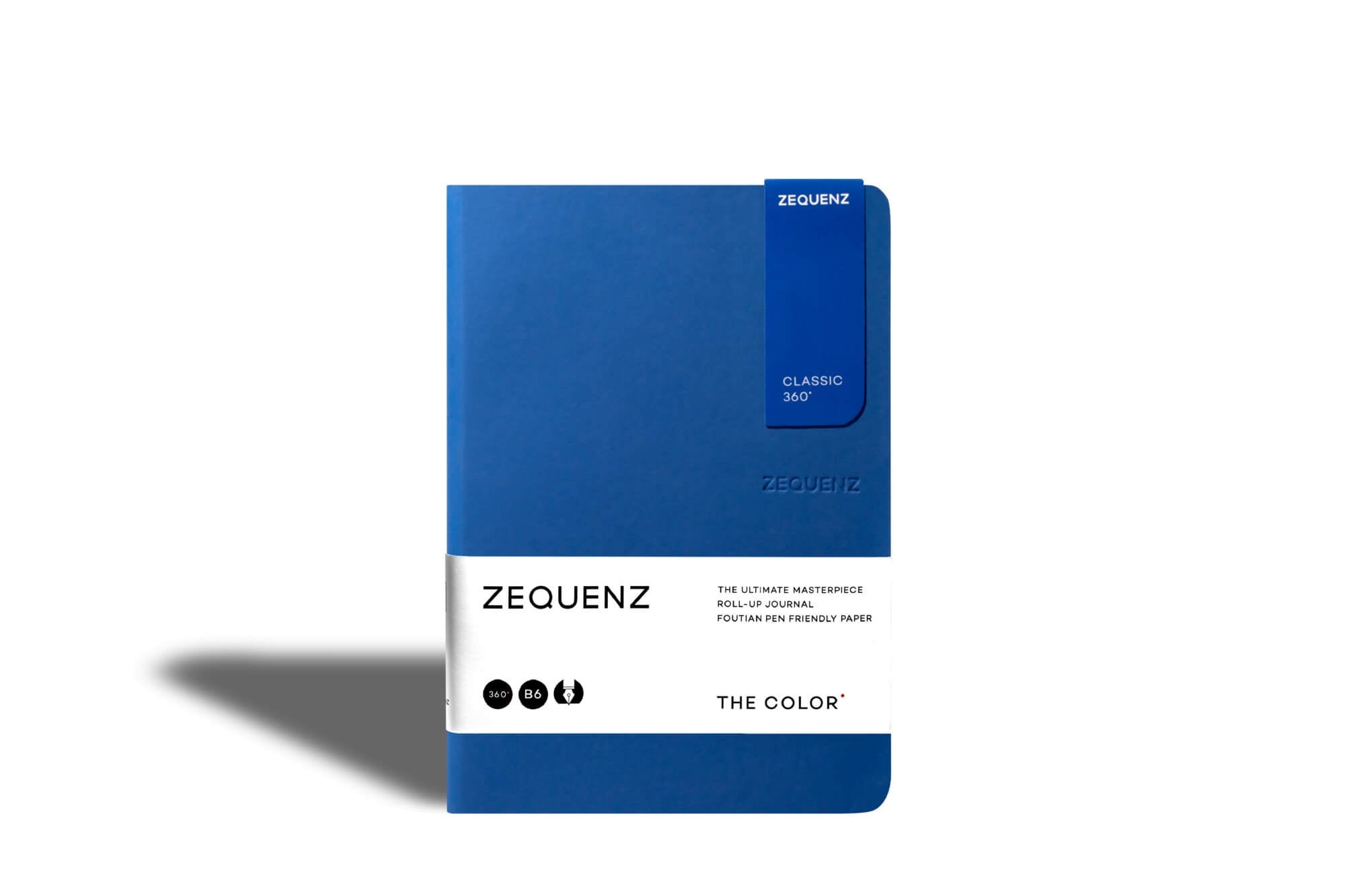 Carnet ZEQUENZ The Color Quadrillé - B6 - Quadrillé - Royal Blue -