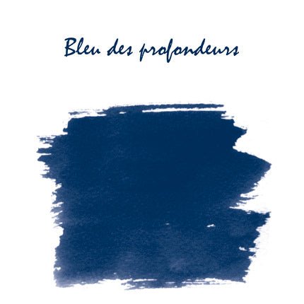Cartouches d'encre JACQUES HERBIN - Bleu des Profondeurs - - 3188550201188
