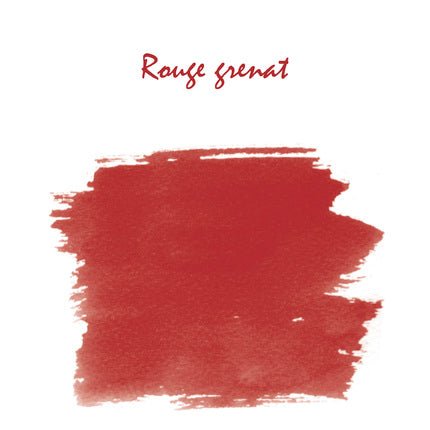 Cartouches d'encre JACQUES HERBIN - Rouge Grenat - - 3188550201294