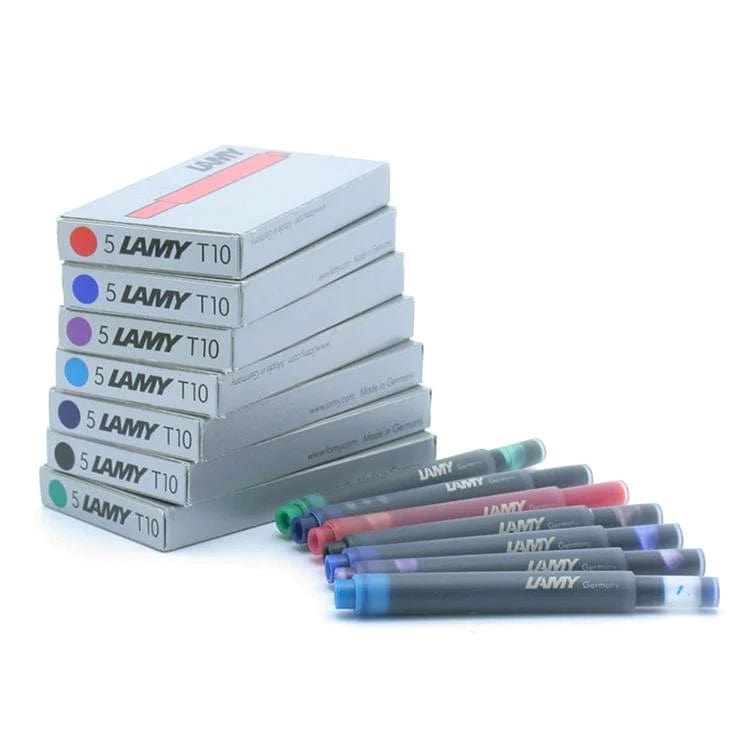 Lamy T 10 - 5 cartouches d'encre - bleu Pas Cher