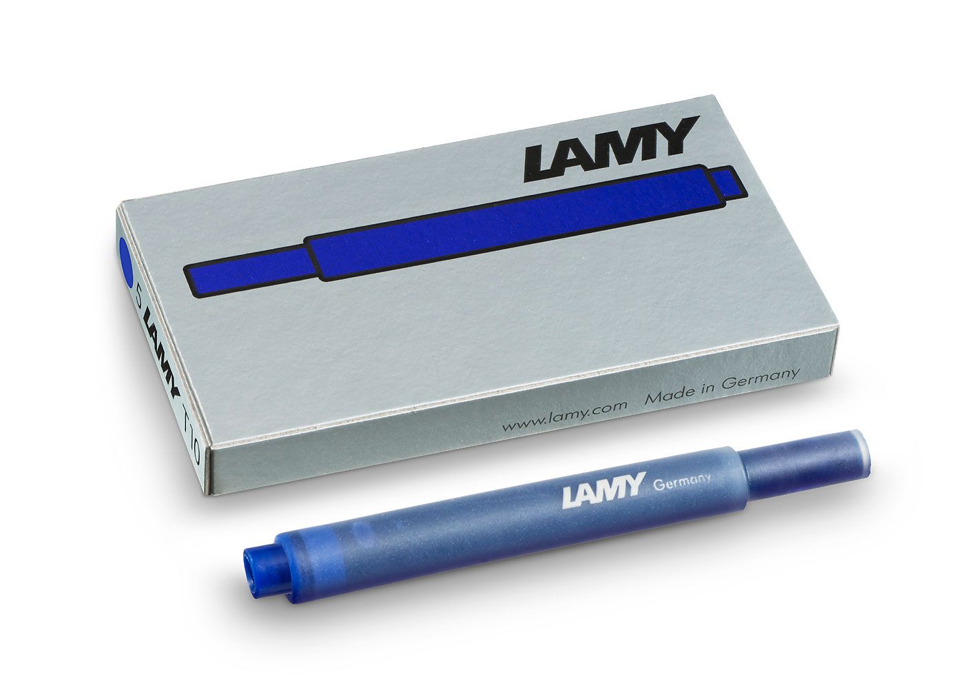 Cartouches d'encre LAMY T10 - Bleu effaçable - - 4014519020776