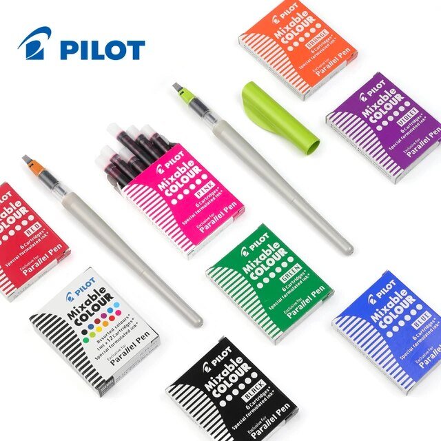 Cartouches d'encre PILOT Parallel Pen - 15 ml - Assorties - 4902505191787
