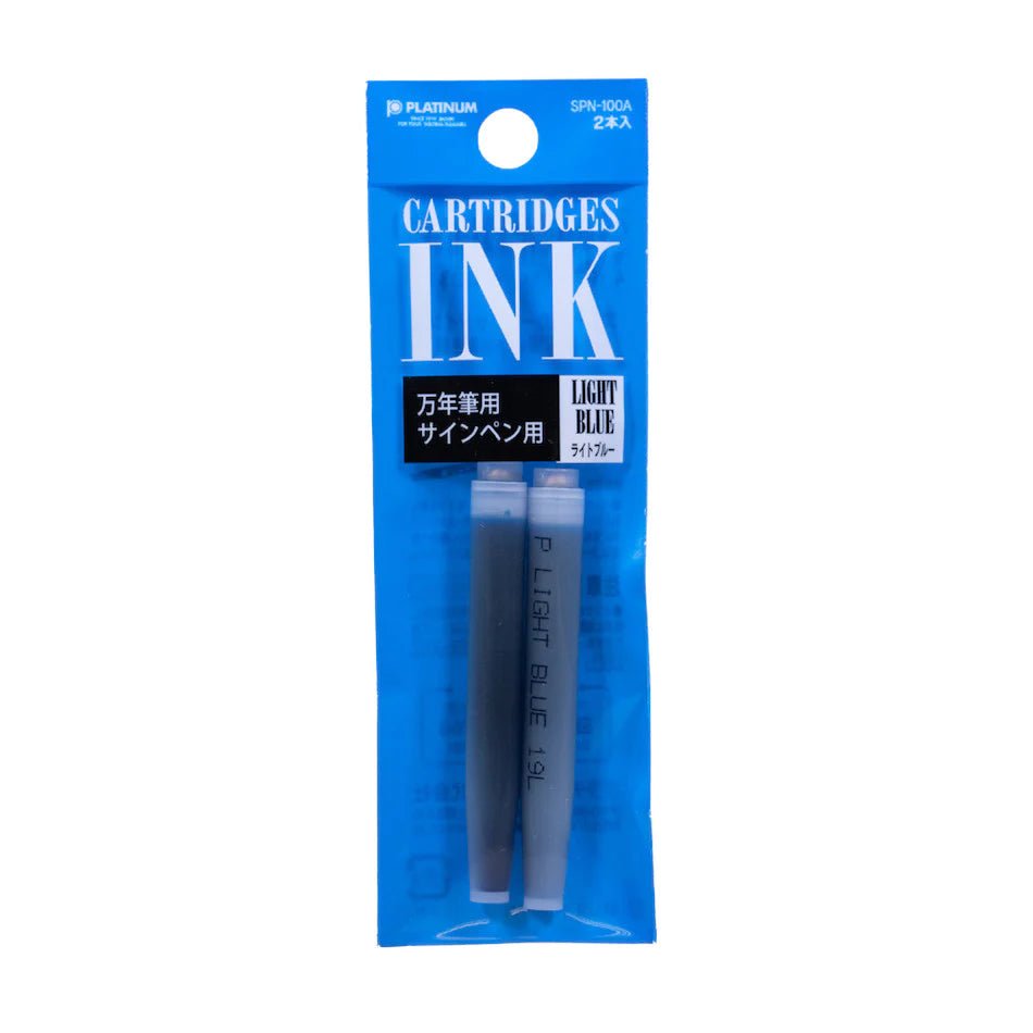 Cartouches d'encre PLATINUM - Blister - Light blue - -