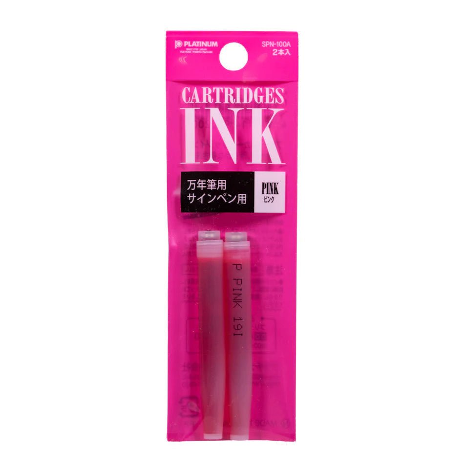 Cartouches d'encre PLATINUM - Blister - Pink - 4977114940200