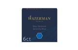 Cartouches d'encre WATERMAN, petit format - Bleu Sérénité