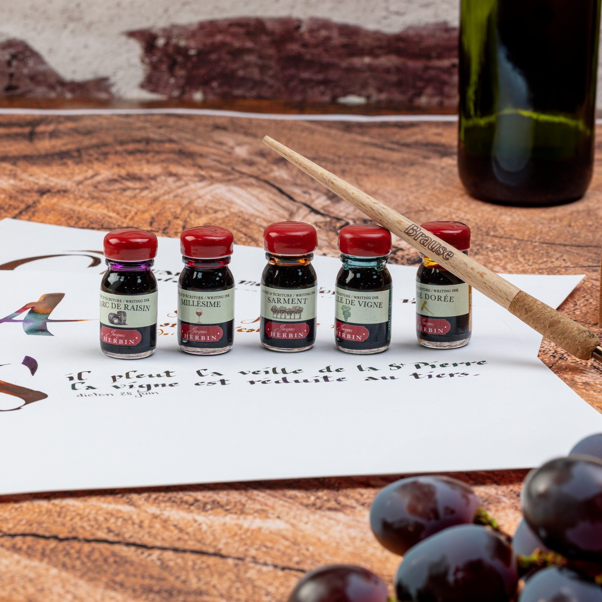 Coffret Cuvée JACQUES HERBIN - 5 flacons - 10 ml - Assorties - 3188550274007