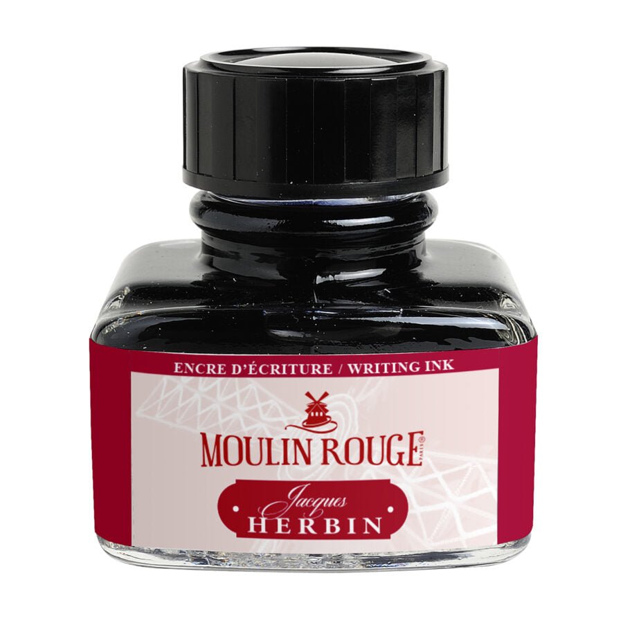Encres d'écriture Couleurs de Paris JACQUES HERBIN - 30 ml - Moulin Rouge - 3188550138279