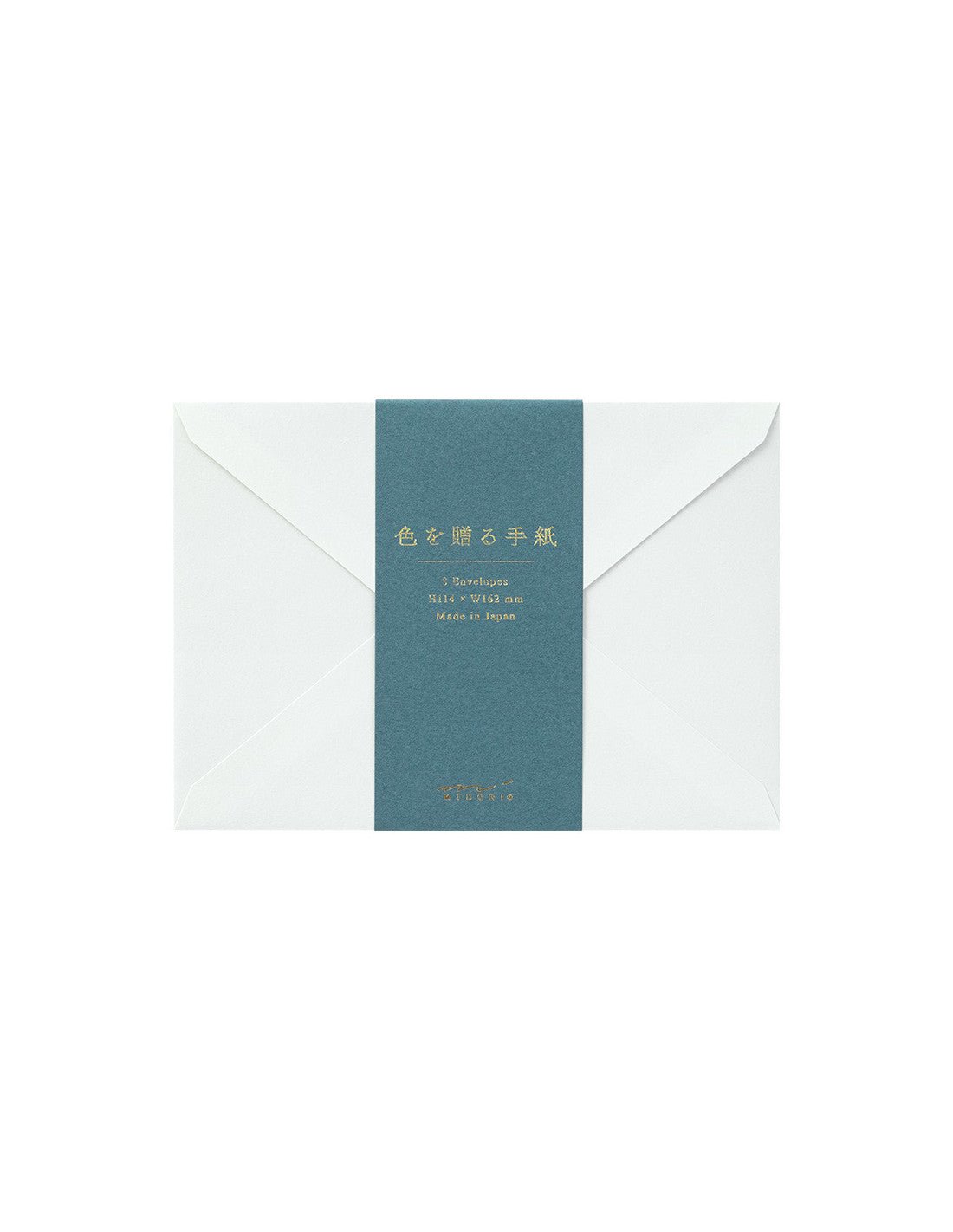 Enveloppes Giving A Color Midori - 11.4 x 16.8 cm - Blue - 4902805205702