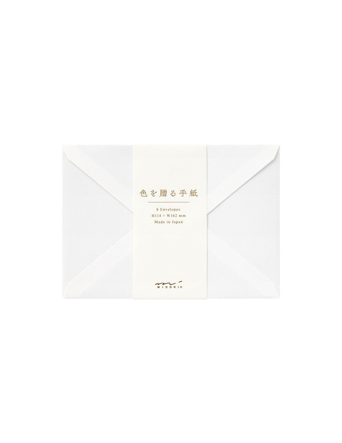 Enveloppes Giving A Color Midori - 11.4 x 16.8 cm - White - 4902805205689