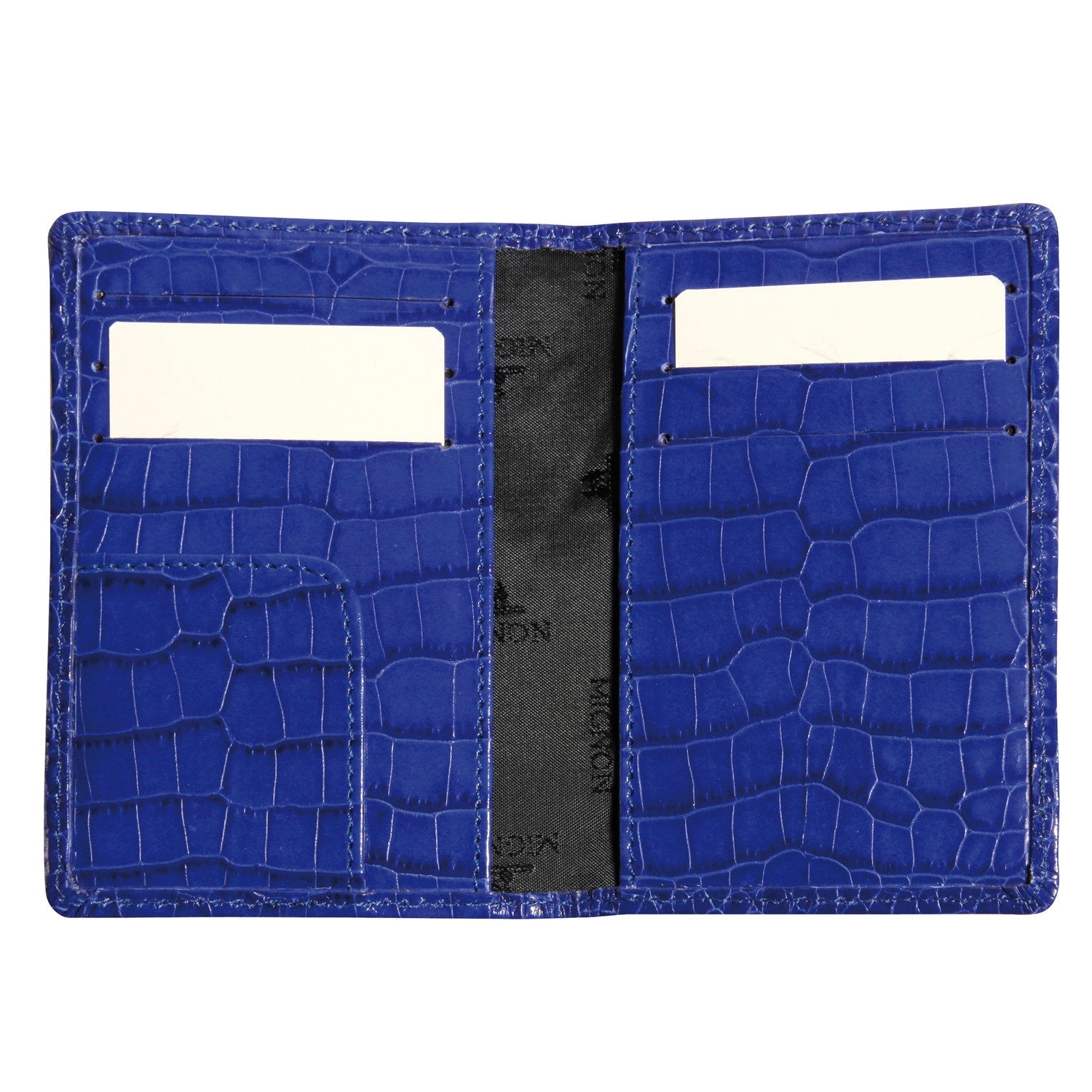 Étui cartes Mignon Croco Savannah - Bleu - -