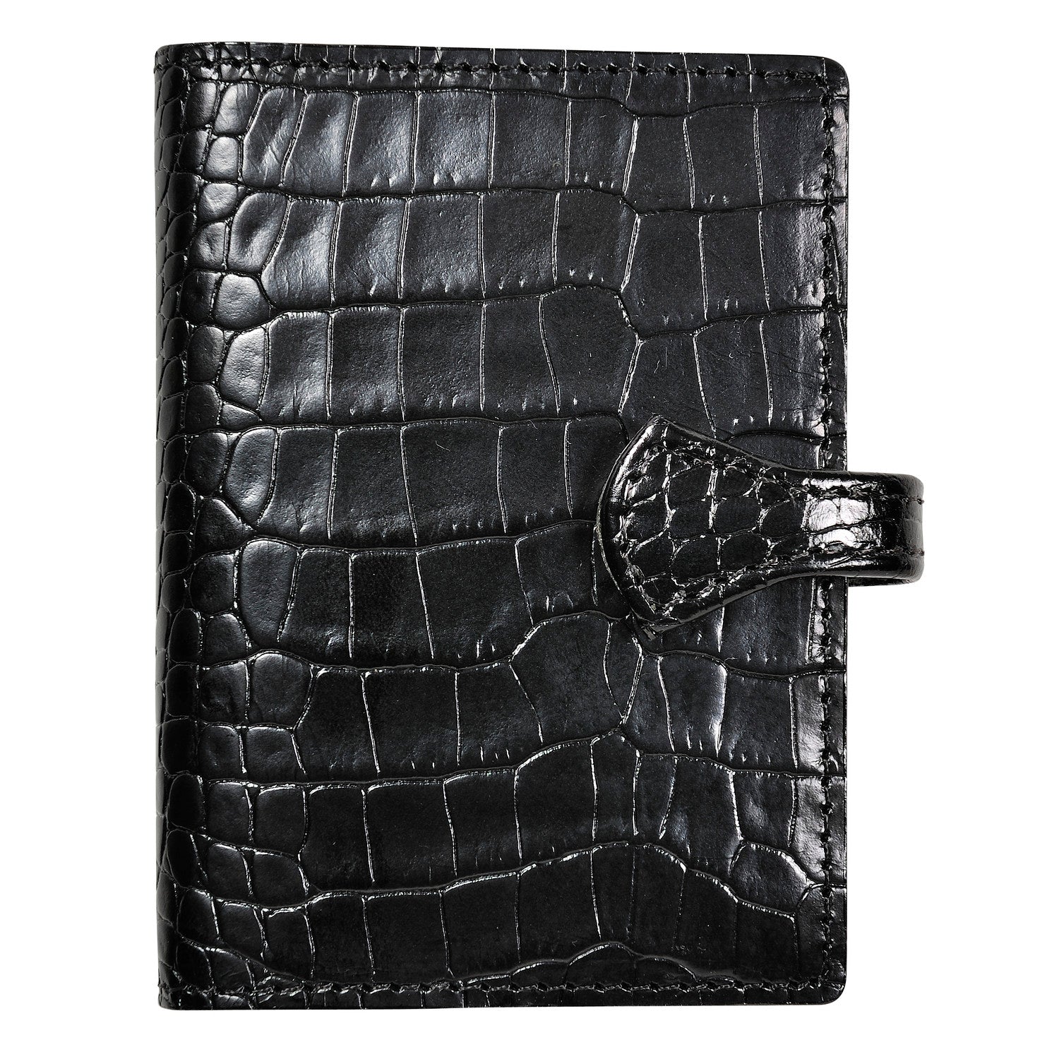 Étui multicartes Mignon Croco Savannah - Noir - -