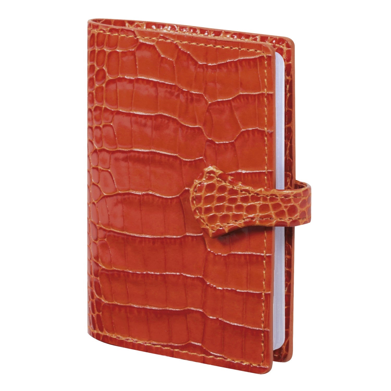 Étui multicartes Mignon Croco Savannah - Orange - -