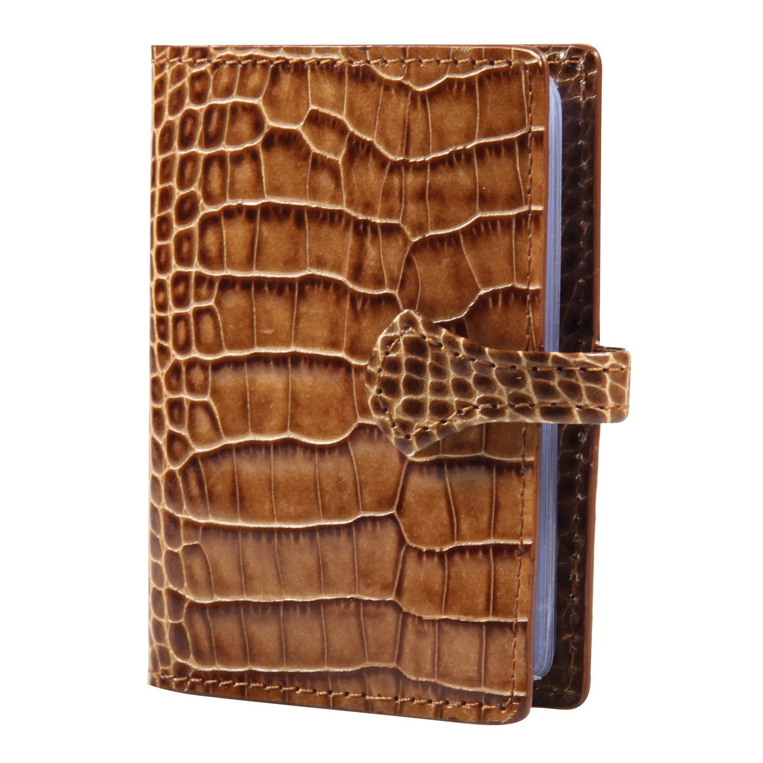 Étui multicartes Mignon Croco Savannah - Vison - -