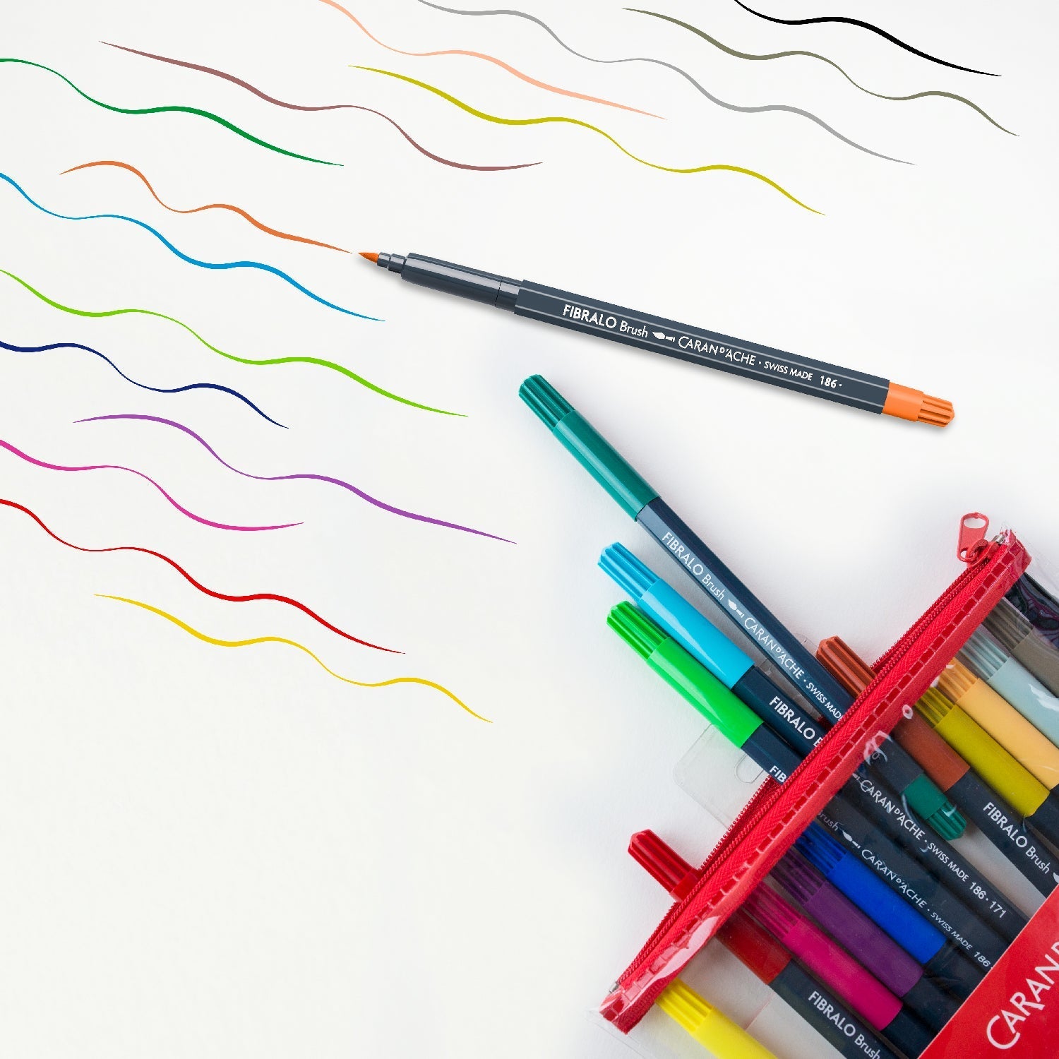 FIBRALO BRUSH - Boîte Métal 10 Couleurs - 7630002343459