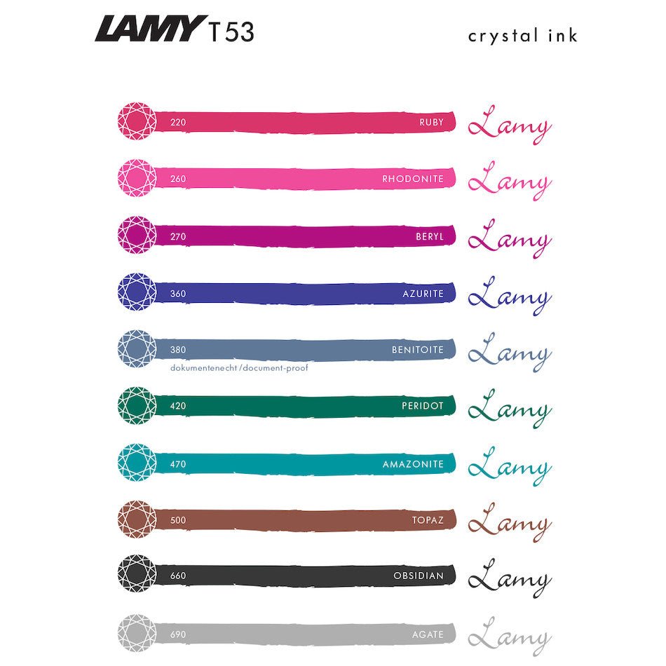 Flacon d'encre LAMY Crystal Ink - 30 ml - Agate - 4014519706793