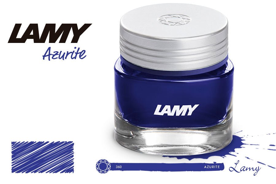 Flacon d'encre LAMY Crystal Ink - 30 ml - Azurite - 4014519706786