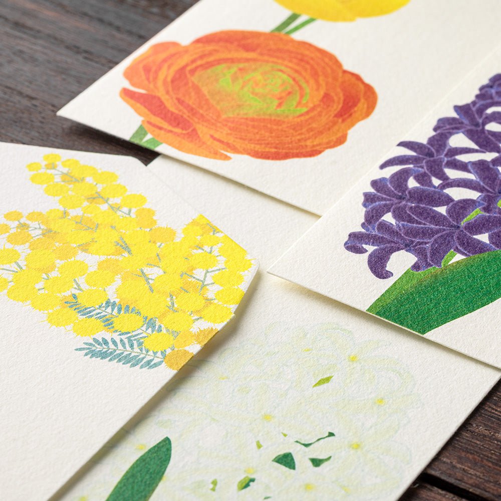 Fleurs Printanières - Enveloppe - 18.8 x 9 cm - Illustré - 4902805870962