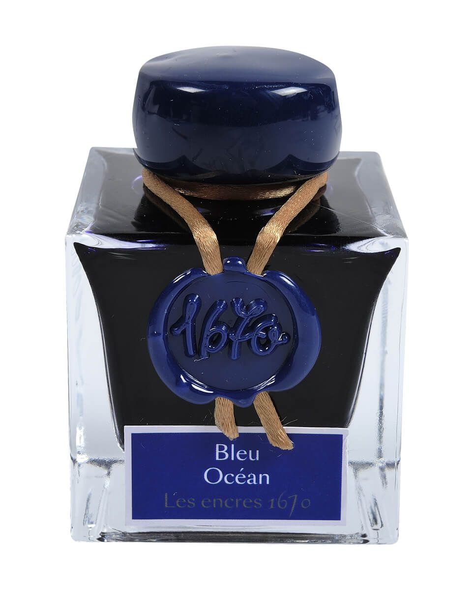 Les Encres 1670 - 50 ml - Bleu Océan - 3188555150184