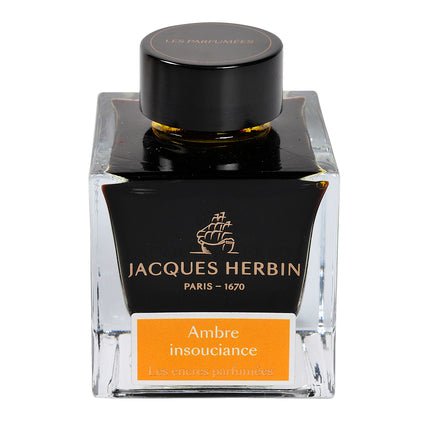 Les encres parfumées JACQUES HERBIN - 50 ml - Ambre insouciance - 3188555147412