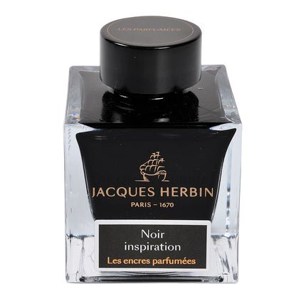 Les encres parfumées JACQUES HERBIN - 50 ml - Noir inspiration - 3188555147092