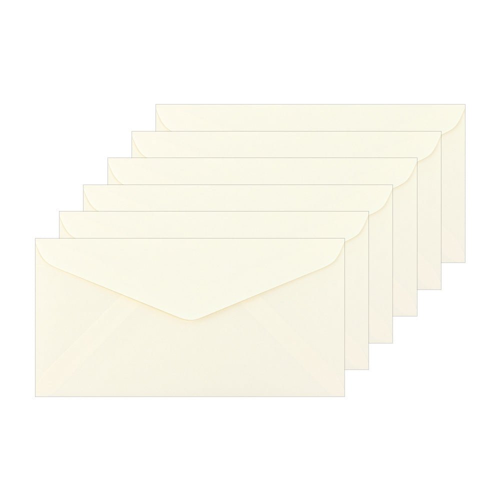 MD-Paper Enveloppes - 9.8 x 19 cm - Ivoire - 4902805204446